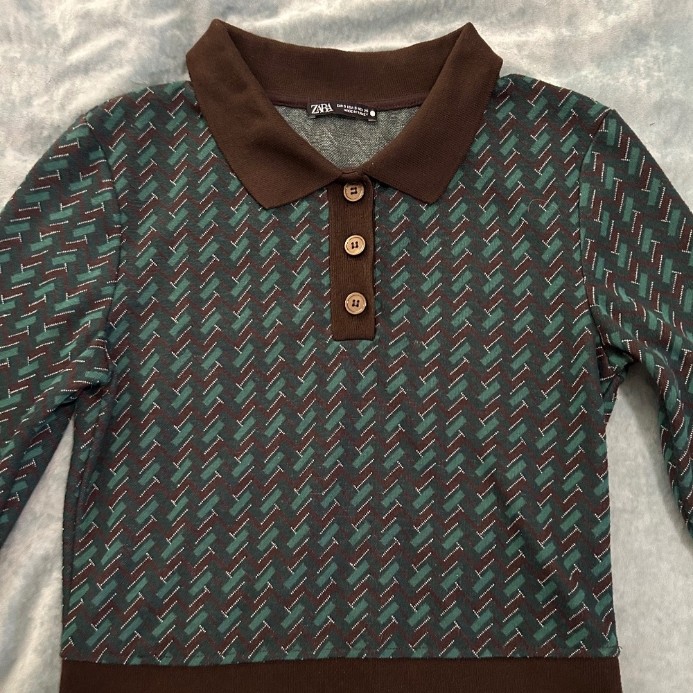 Cute Zara Long Sleeved Crop Top!!!